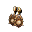 Antik Kristal Küpe